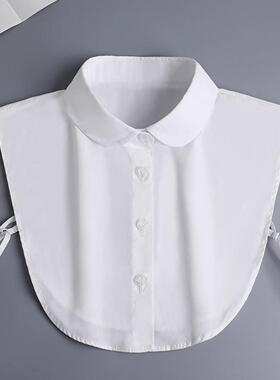 学士服内搭假领子女打底衬衫衣领