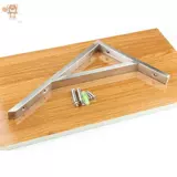 Стальная рама из нержавеющей стали, гигиеническая световая панель, таз, трубка, квадратный тюбик