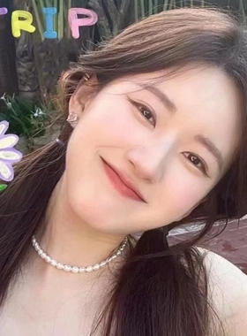 赵露思同款~极光头档高亮米珠5-6mm天然淡水珍珠项链礼物闺蜜自带