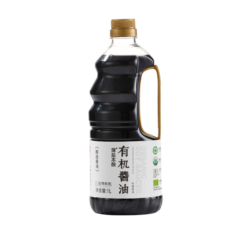 应物有机本酿酱油家用特级纯粮酿造有机酱油0添加家用炒菜酱油1L,淘宝优惠券,粉丝福利购,淘宝优惠卷