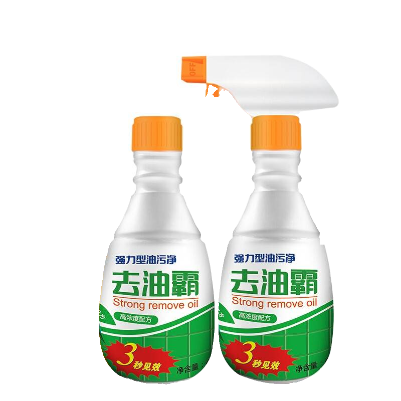 【400ml*5瓶】橙乐工坊重油污净厨房抽油烟机清洁剂泡沫清洗剂