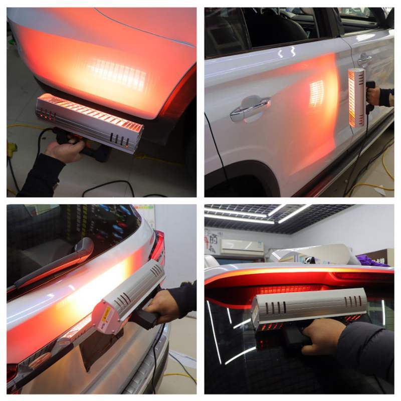 汽车太阳膜烤灯灯管 金色灯管1000W短波红外线烤漆灯配件加热管 - 图2