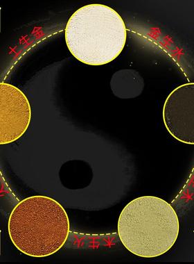 原矿五色土不染色厨房在西北缺角