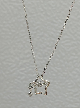 轻奢星星锁骨链女小众设计