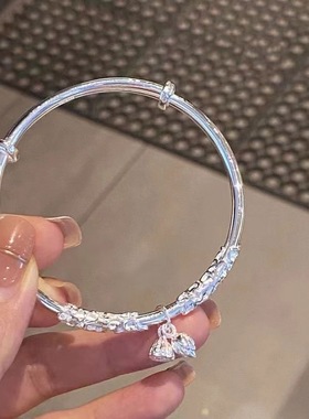 两世欢莲蓬手镯女款莲花荷花小众