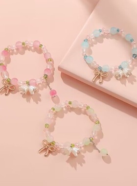 铃兰花手链女清新甜美款