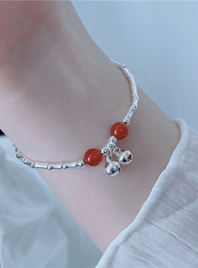 铃铛竹节手链女轻奢小众款