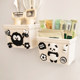 Panda multifunctional refrigerator magnetic absorption box storage rack without punching side wall hanging pen holder kitchen household
