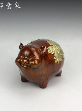 优邸意象黄铜摆件家居原创新中式