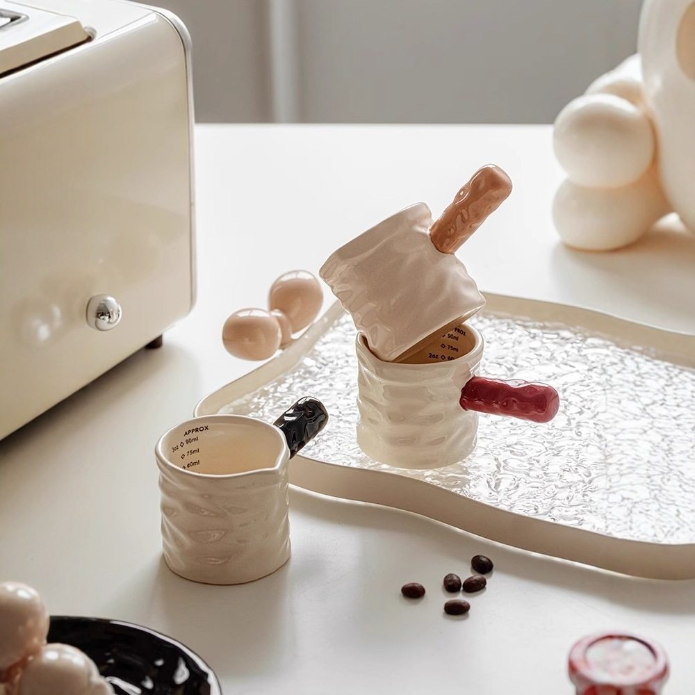 【新家的100个快递】咖啡小奶盅萃取杯陶瓷奶罐量杯带刻度高颜值,淘宝优惠券,粉丝福利购,淘宝优惠卷