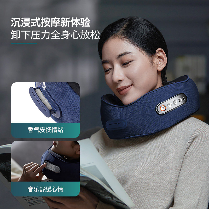 飞利浦肩颈部颈椎按摩仪器u型枕头 飞利浦按摩器材颈椎/腰椎按摩器