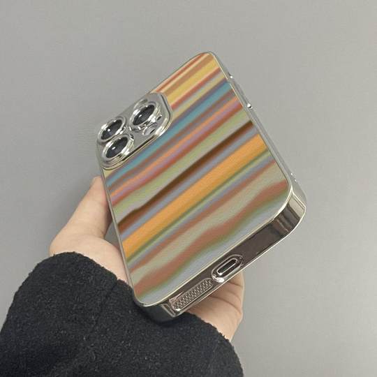 适用苹果16手机壳秋冬新款女iphone16promax小众高级感15plus全包保护套14Pro小羊皮13pm不撞款12防摔软壳lv