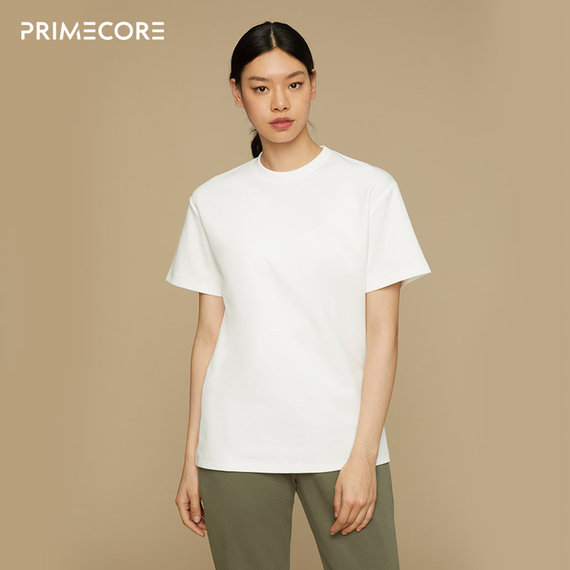 PRIMECORE丨P.C COTTON 重磅富士棉男女同款休闲T恤短袖 TU2-OCP - 图1