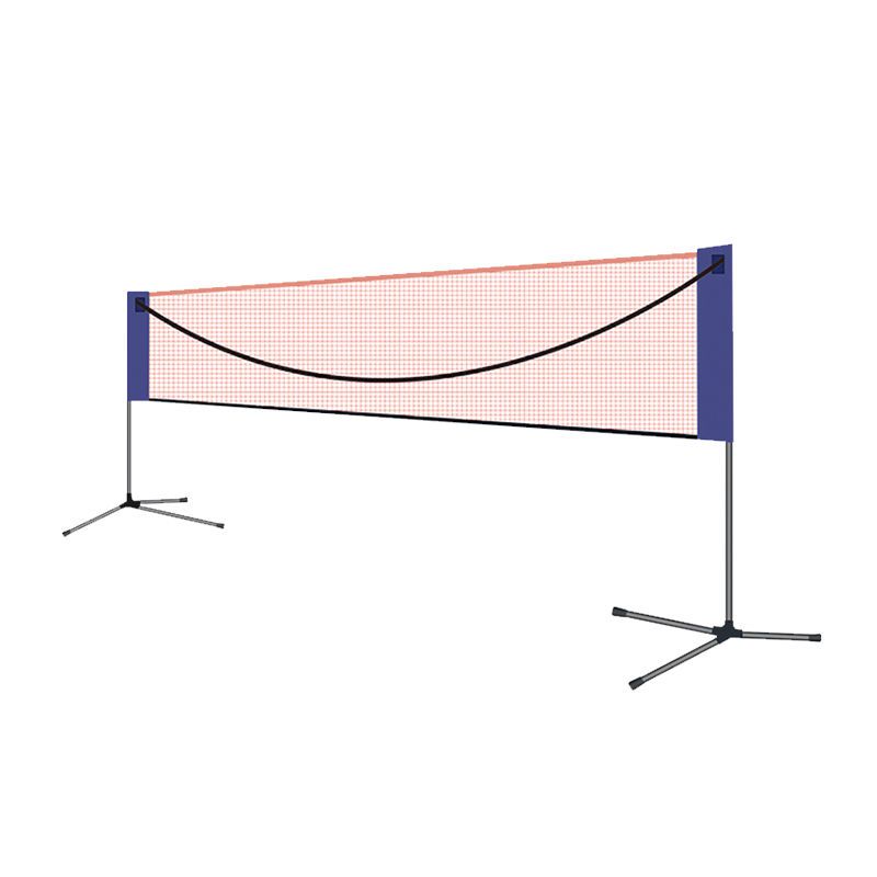 羽毛球网架便携式可移动简易折叠室内外家用户外场地拦网柱标准网 - 图3