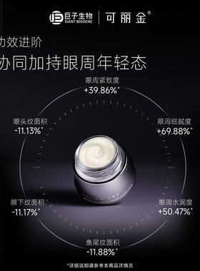 重组立体紧致淡纹胶卷眼霜