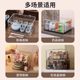 Tea set storage box with lid dustproof transparent tea table table top