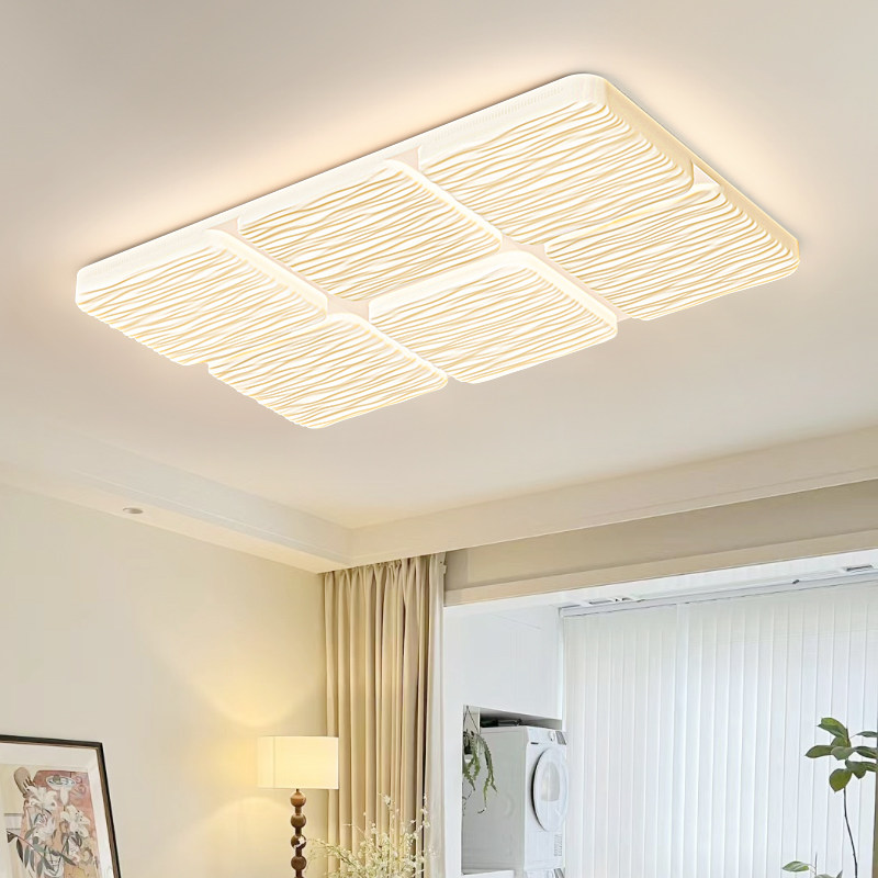 箭牌现代简约客厅吸顶灯2025新款奶油风波浪灯大气主灯卧室护眼灯,淘宝优惠券,粉丝福利购,淘宝优惠卷