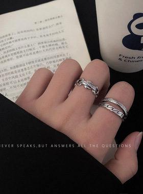 欧美个性开口可调节戒指CRIVLA