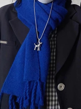 CRIVLA王嘉尔同款气球狗项链2025年新款男女高级设计感小众锁骨链