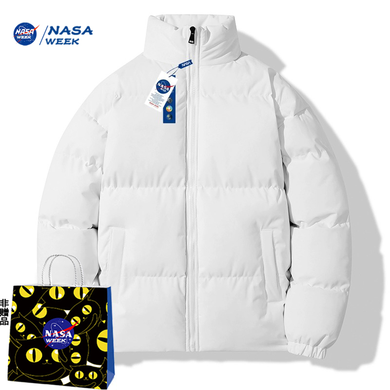 NASA GAME聯名款潮牌冬季加厚羽絨棉服男女士棉襖保暖情侶裝棉服_NASAGAME旗艦店_男裝
