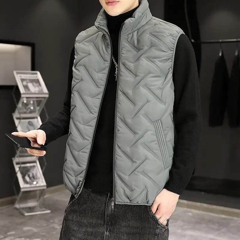 ZJ輕奢服飾馬甲秋冬保暖dN棉背心大K碼戶外運動坎肩男裝立領休閒,淘宝优惠券,粉丝福利购,淘宝优惠卷