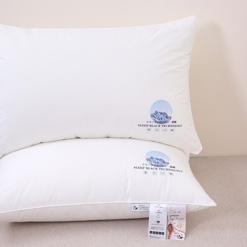 全新升级全棉枕芯护颈椎枕头助睡眠酒店专用纯棉高枕一对舒适家用 - 图2