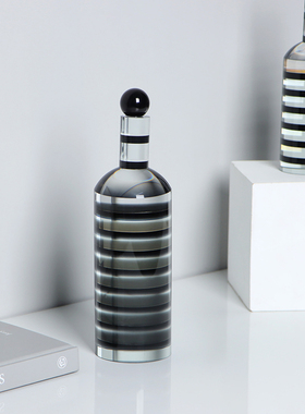 客厅酒柜玻璃仿真酒瓶摆件装饰品