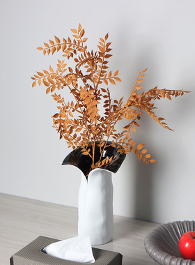 简约现代样板间纸巾盒花器摆件