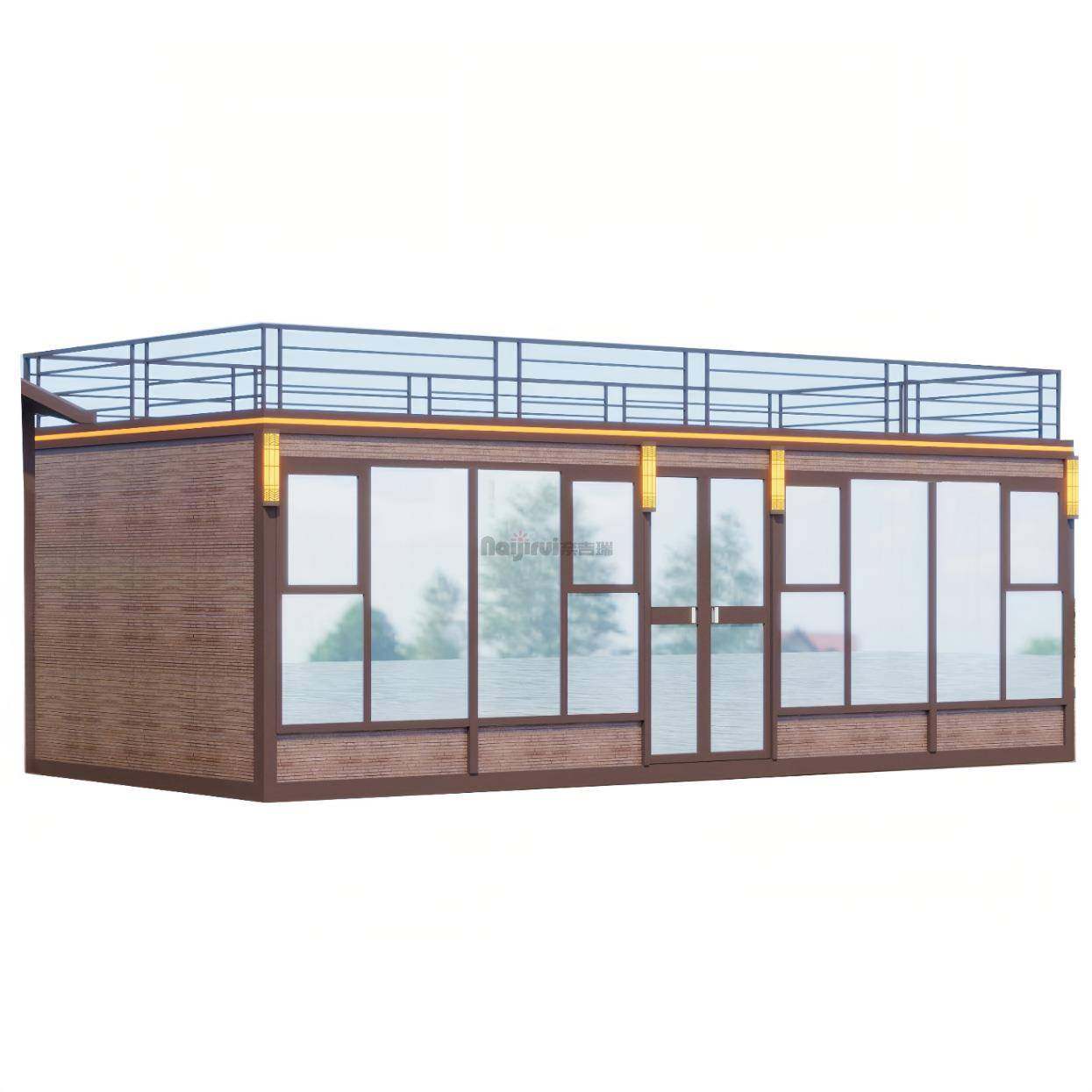 集成房屋活动板房奈吉瑞JCB1移动房岗亭保安亭户外景区民宿阳光房,淘宝优惠券,粉丝福利购,淘宝优惠卷