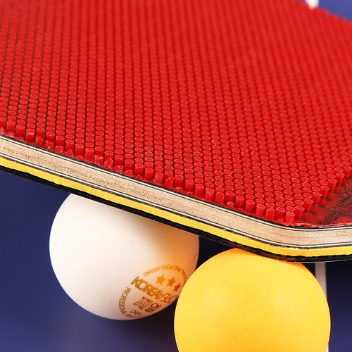 长胶乒乓球拍手工拍JEELS吉乐六角形长胶拍子碳素长反胶乒乓拍 - 图1