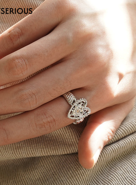 TONE TALE洞天 2026春季新款百搭气质圣心戒指独特设计轻奢指环