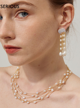 iKiCo Jewelry 2026夏季新款六层爆闪珠珍珠项链女精致百搭项链