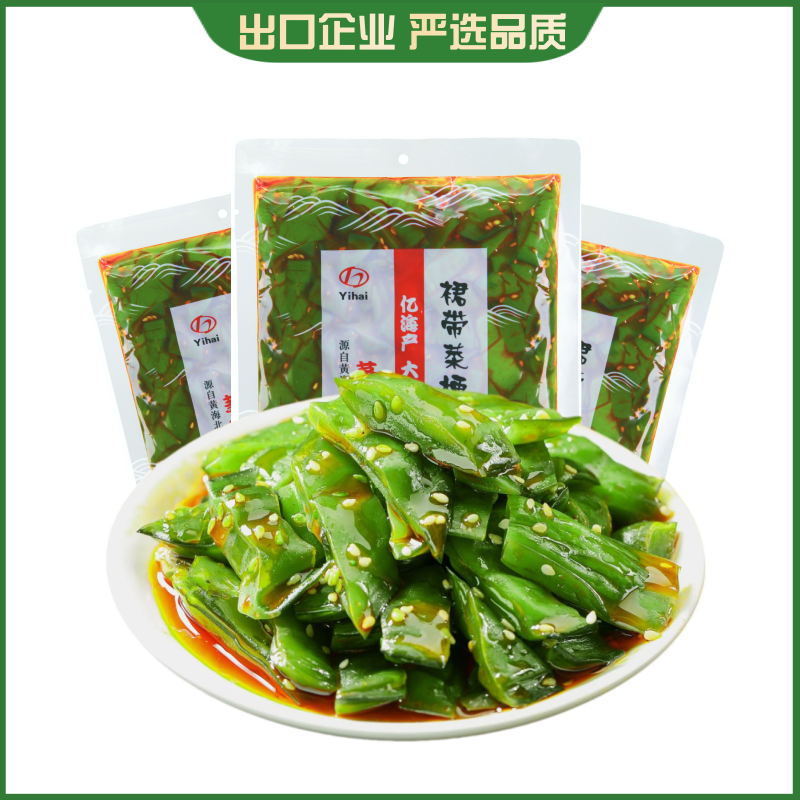 Yihai香辣裙带菜梗段300g/袋速食即食爽口凉菜下饭菜 - 图2