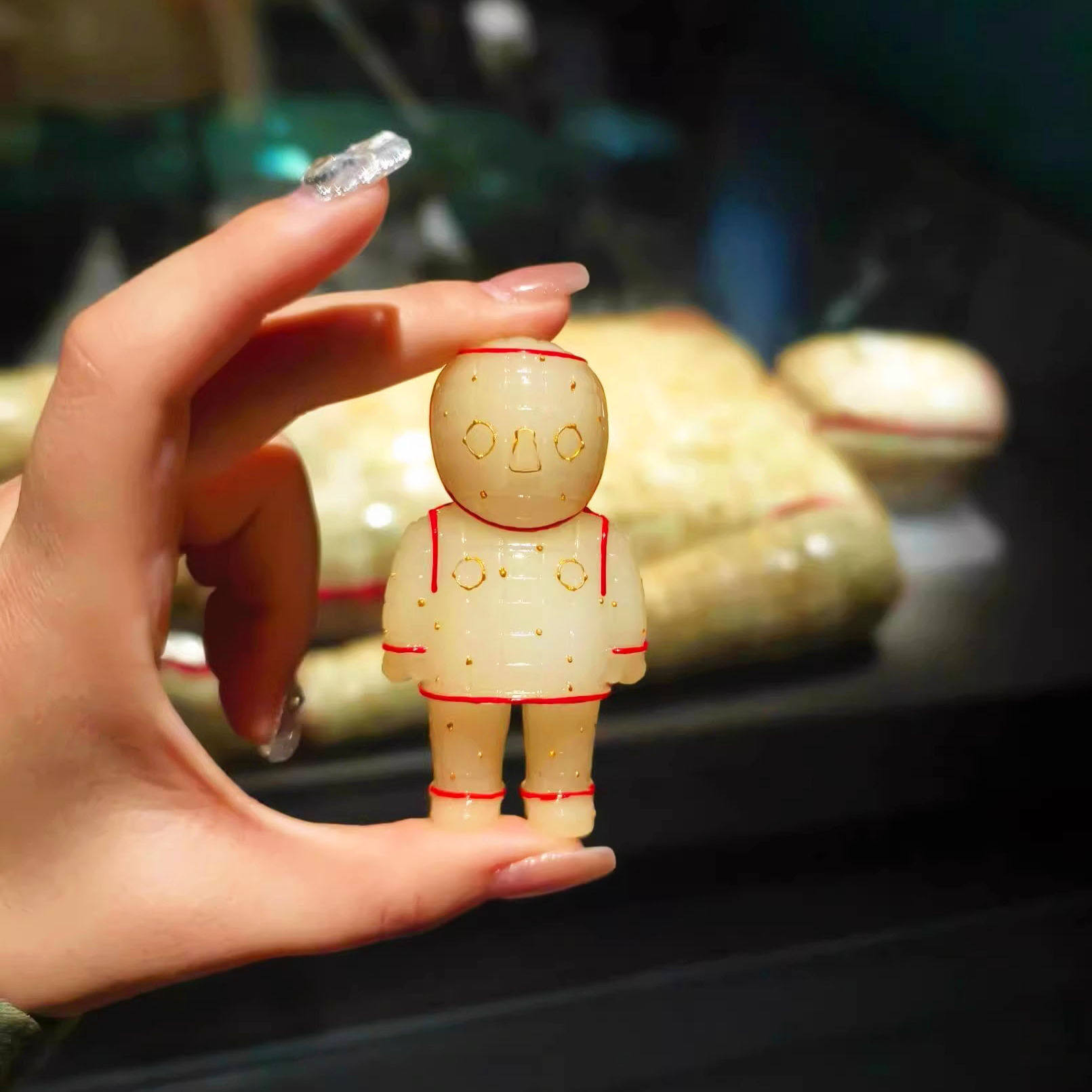 徐州博物馆文创金缕玉衣银缕玉衣冰箱贴创意模型旅游纪念品礼物