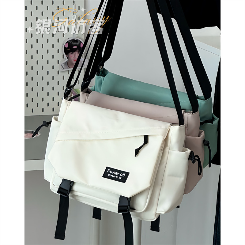 日系复古ins工装邮差包男 韩版百搭学生上课通勤单肩背包斜挎包女,淘宝优惠券,粉丝福利购,淘宝优惠卷