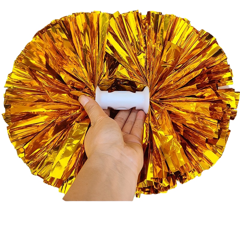 全明星双头啦啦操花球中间柄啦啦队彩球拉拉队手花花球大号批发 - 图2