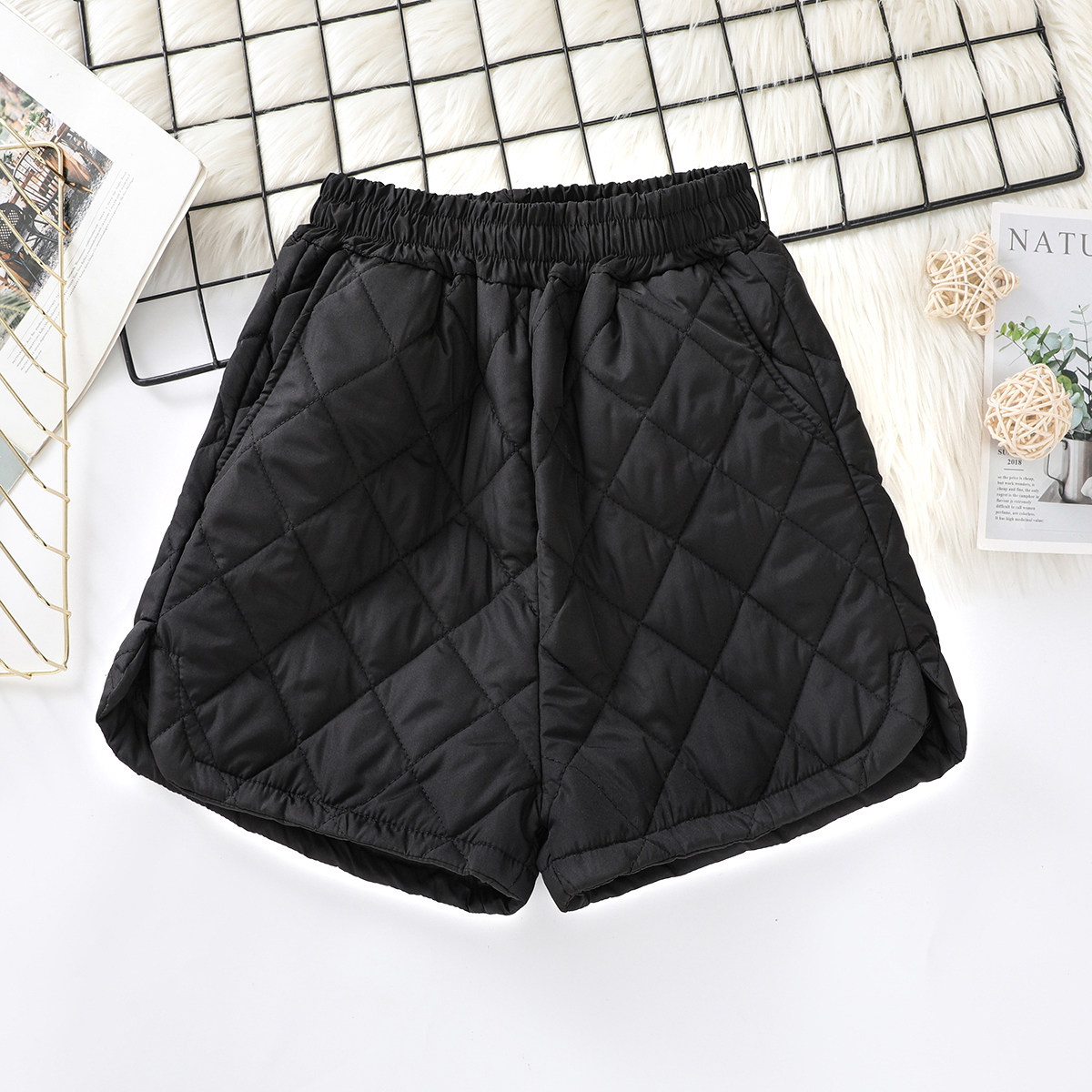 撤柜奥特莱斯清仓捡漏轻薄羽绒棉短裤女外穿冬季休闲百搭阔腿靴裤,淘宝优惠券,粉丝福利购,淘宝优惠卷