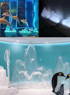 玻璃钢户外雕塑定制透明树脂室内摆件酒店创意大型高档装饰品定做