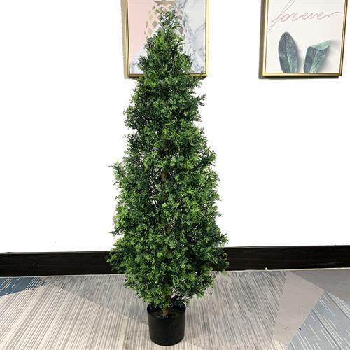 北欧仿真柏树酒店家居装饰景观盆栽小树假松柏树圣诞树装饰仿真树,淘宝优惠券,粉丝福利购,淘宝优惠卷