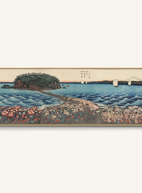 定做日式风格浮世绘客厅挂画床头卧室餐厅装饰画和风居酒屋日料店