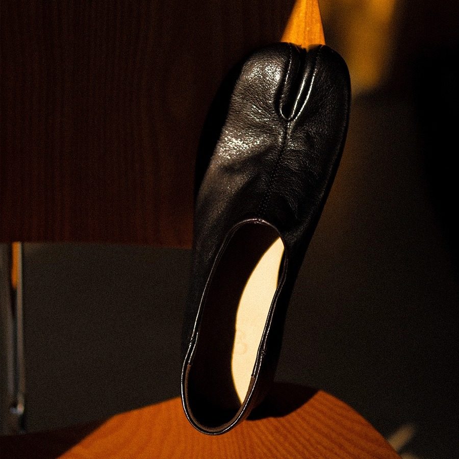 敦绿岛·淡人｜分趾系列粗跟深口乐福鞋四季单鞋,淘宝优惠券,粉丝福利购,淘宝优惠卷