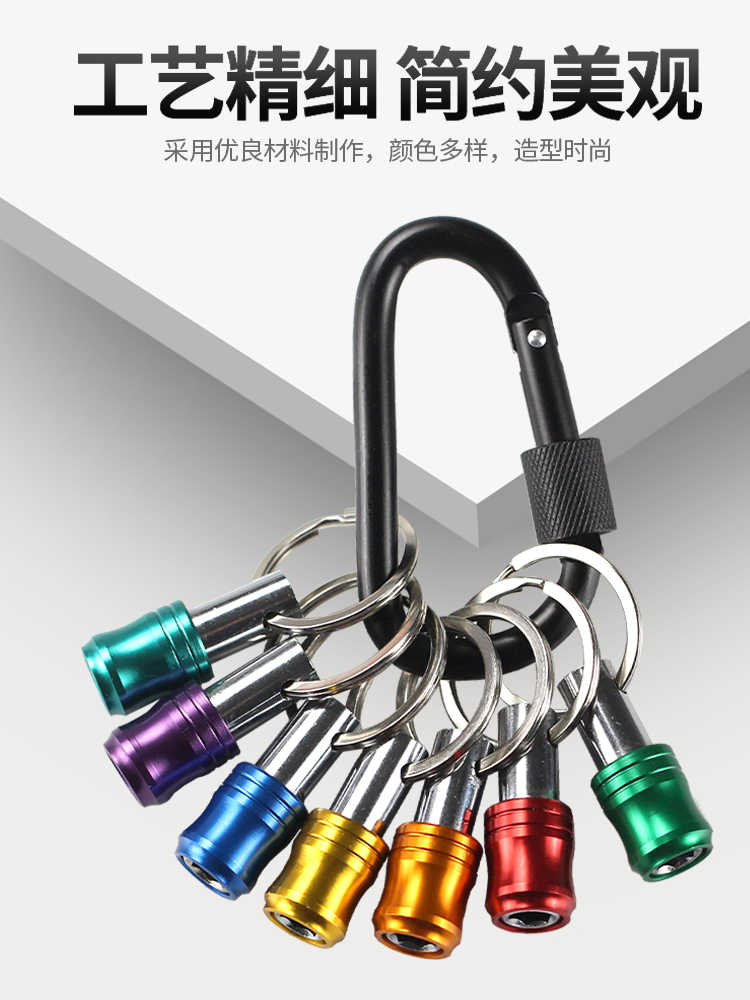 Carabiner Clip Keychain with Lock