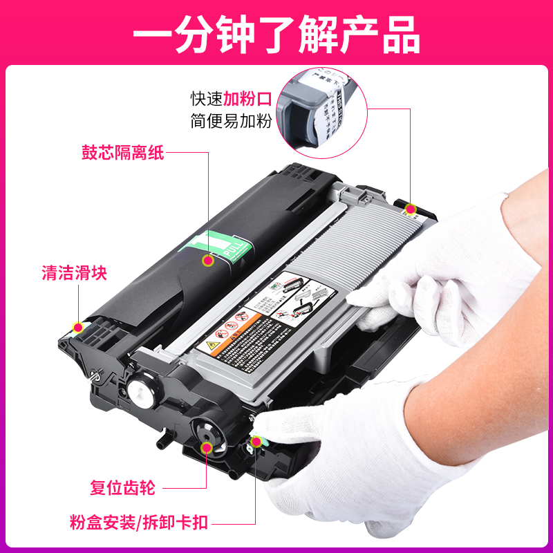 汇显适用施乐P225db粉盒P265dw P268b硒鼓Fuji Xerox DocuPrint P228db碳粉盒P225d墨粉盒打印机晒鼓息鼓粉仓 - 图2