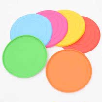 Soft Flying Disc Nursery School Children Spring Outdoor Sports Games Safety Silicone Gel Color Soft Flying Saucer Puzzle Toys