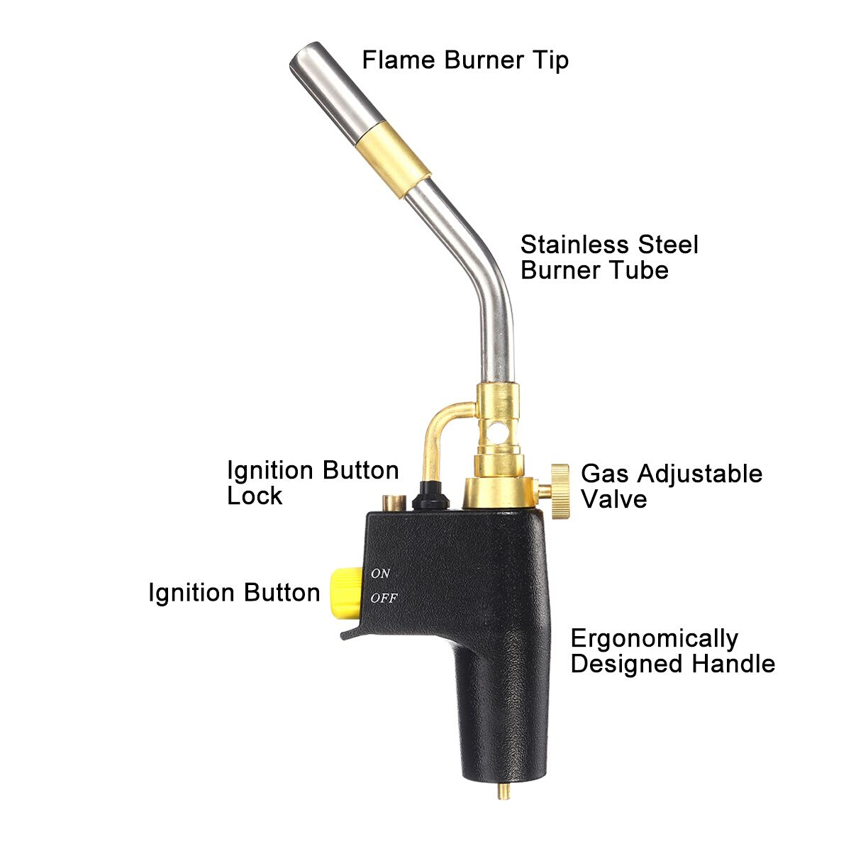 TS8000 Style Blow Torch Brazing Flamethrowerhigh temperature - 图1