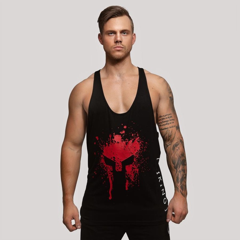 Workout Vests Sports Tank Top Bodybuilding T Shirt for Men - 图3