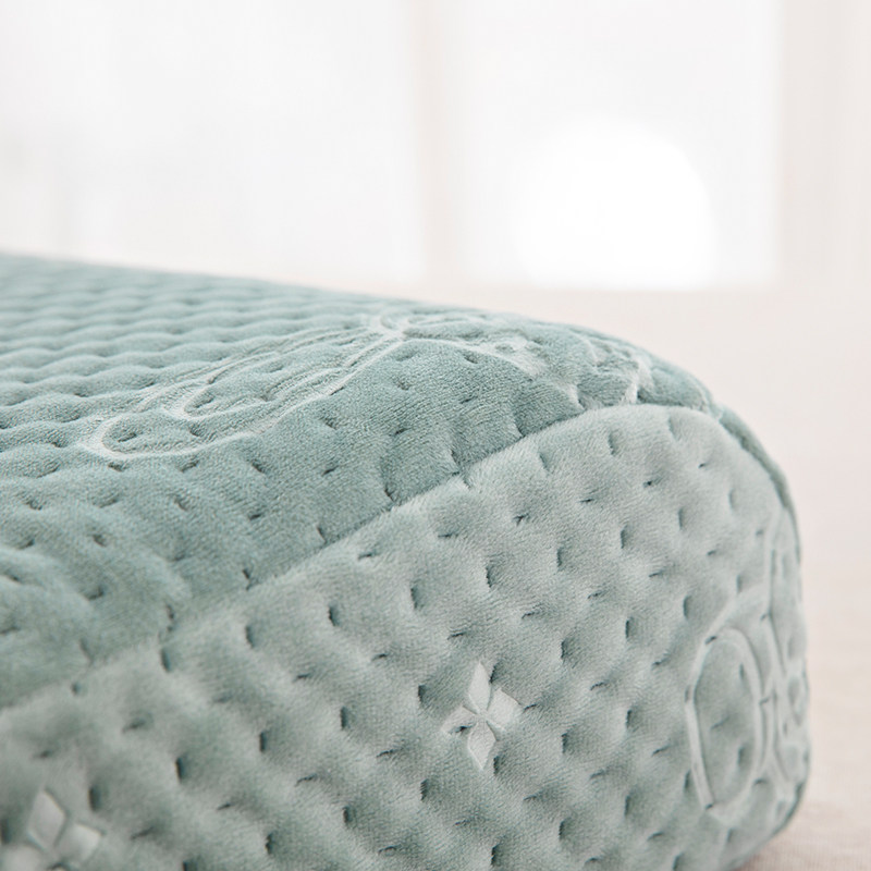 洁丽雅牛奶珊瑚绒一对装套乳胶枕套 洁丽雅温州枕套