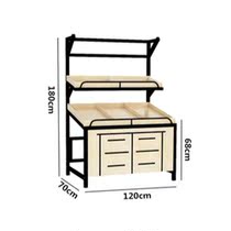 Fruit Vegetable Shelving Shelves Multi Functional Fruit Shelf Shelves Vegetable Shelving Steel Wood Shelving Water Fruit Shop Wooden