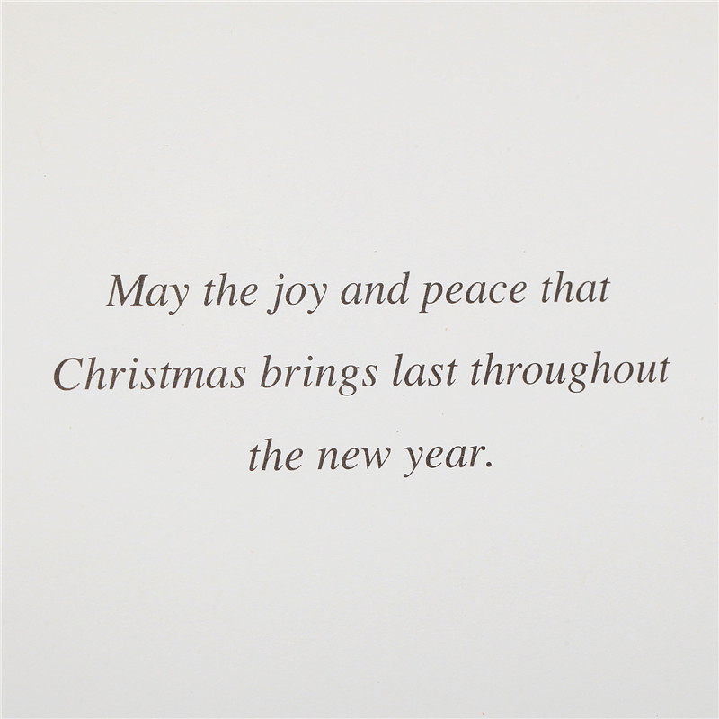 Hallmark贺曼贺卡 圣诞节祝福贺卡1张装 5XMS4906 - 图2