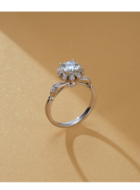 金功良匠小熊皇冠原创款女戒银